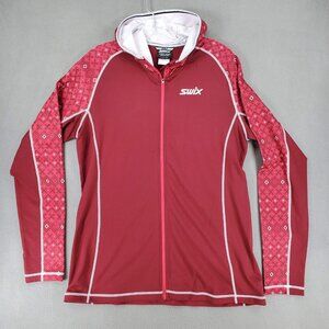 Swix Myrene Womens Hooded Full Zip Jacket XL Norway Nordic Ski Bike Outdoor